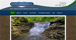 Desktop Screenshot of mahaffeydental.com