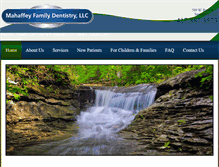 Tablet Screenshot of mahaffeydental.com